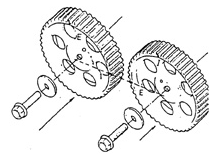 Расположение меток I и Е при монтаже зубчатых колес