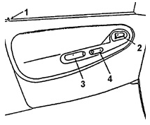 Внутренняя панель задней двери (кузов седан)