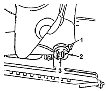 Регулировка ролика спинки переднего сиденья
