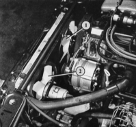 На иллюстрации показаны вентиляторы системы охлаждения 4-цилиндрового двигателя