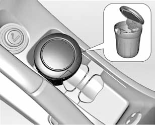 Пепельница на переднeeй консоли
