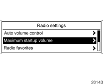  Radio settings (
