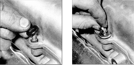 6. Убедитесь в правильности установки крышки, после чего установите на шпильки