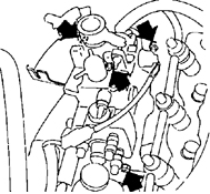 5. Затяните попеременно болты и гайки крепления ТНВД.