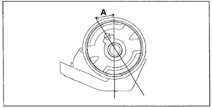 1. Установите опору двигателя так, чтобы она располагалась под правильным углом