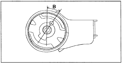 1. Установите опору двигателя так, чтобы она располагалась под правильным углом