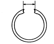 1. Измерьте расстояние между концами пружины вспомогательной шестерни в свободном