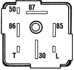 Гнездо реле включения